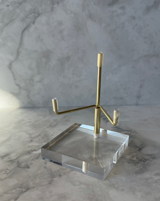Luxe houder voor schijven, geodes etc