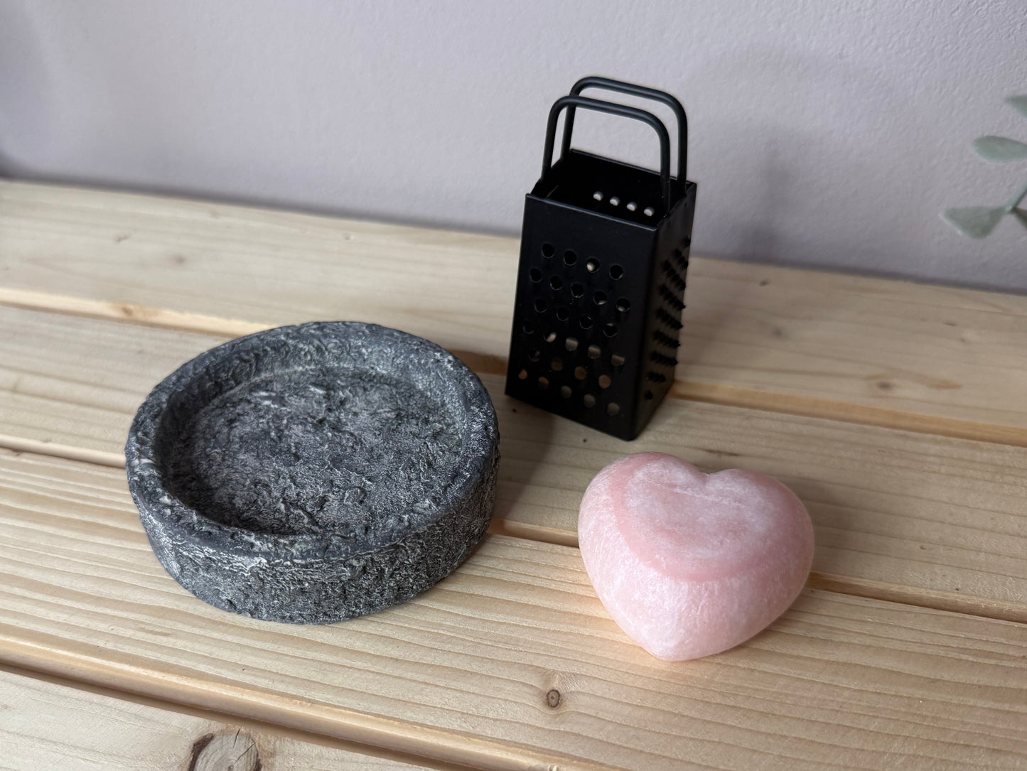 Amber Hart Geurenset – Rosé (donkergrijs plateau)