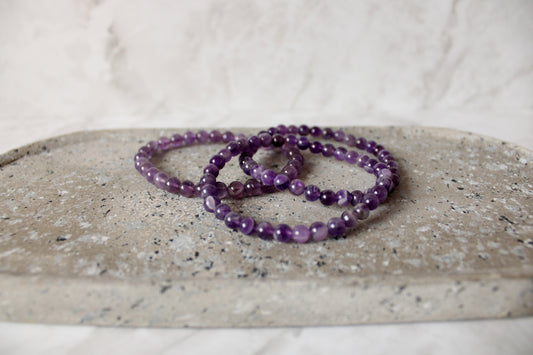Amethist Armband (6mm)